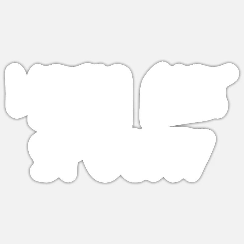 Sticker Größe S (10 x 10 cm) - 
