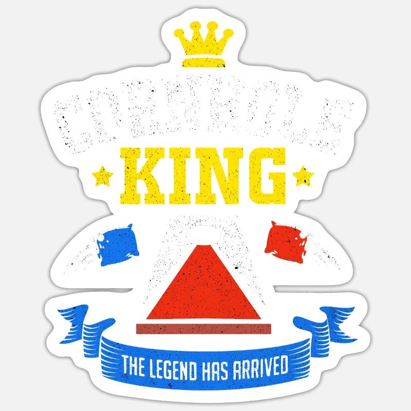 Cornhole - Sticker size S (10 x 10 cm) - white matte