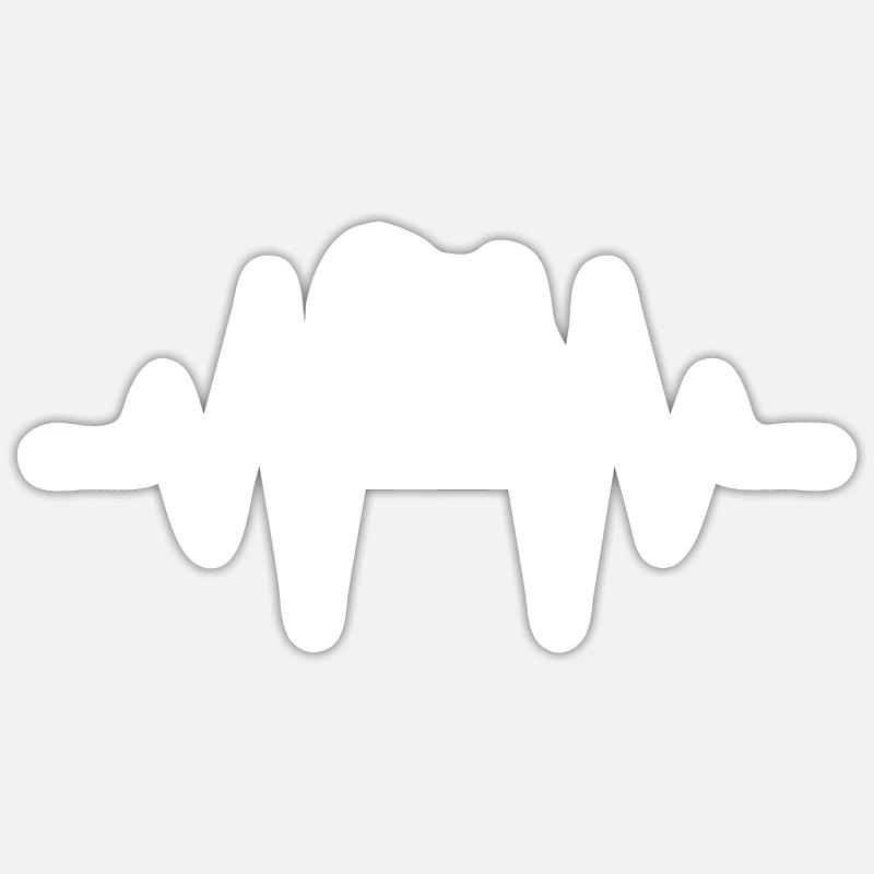 Dinde Dinde Poule Dinde Dinde - Sticker taille S (10 x 10 cm) - blanc mat