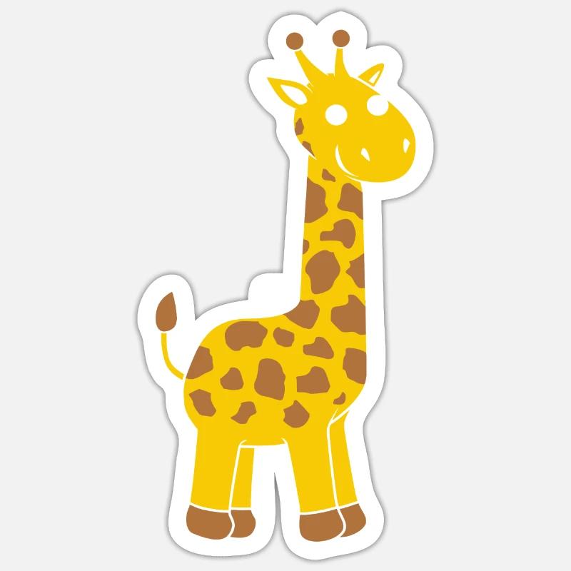 Giraffe Sticker Größe S (10 x 10 cm)