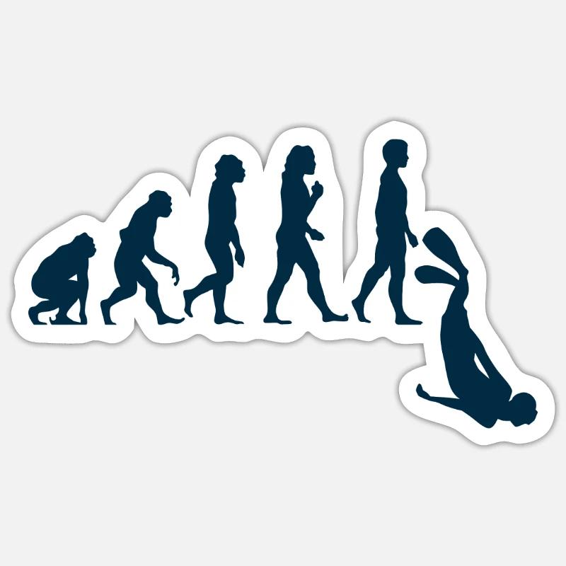 APNOE EVOLUTION cadeau de plongée en apnée Sticker taille S (10 x 10 cm)