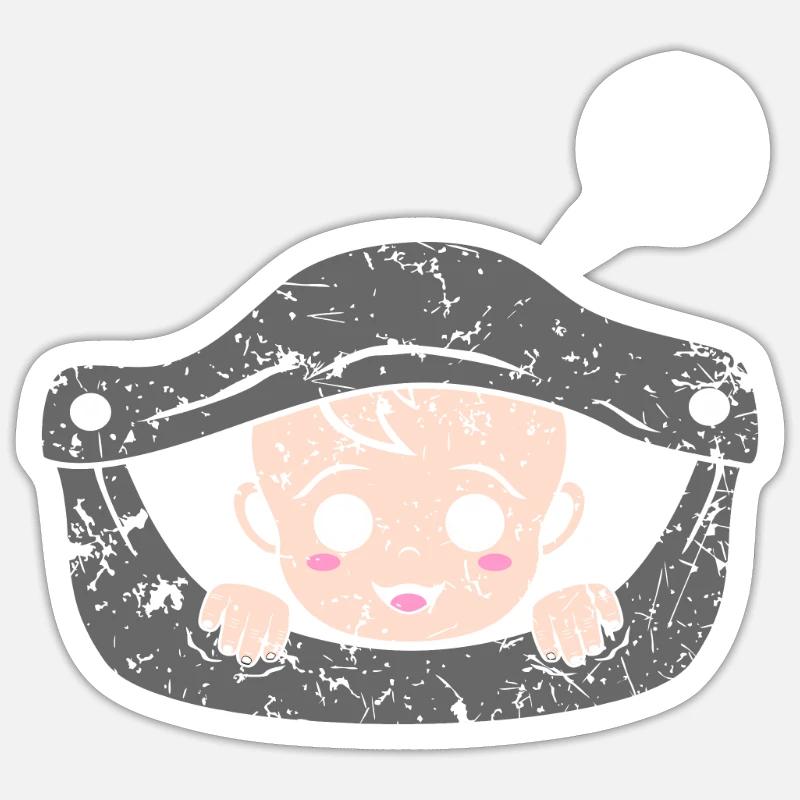 Sticker taille S (10 x 10 cm) - 