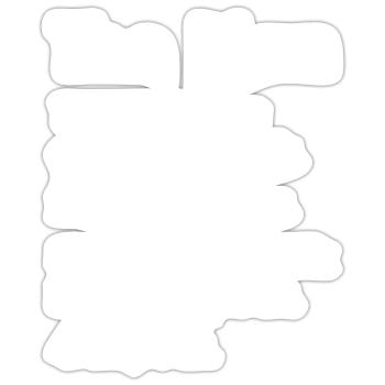 STAGEHAND CREW PLAN lighting technician gift - Sticker size S (10 x 10 cm) - white matte - Front