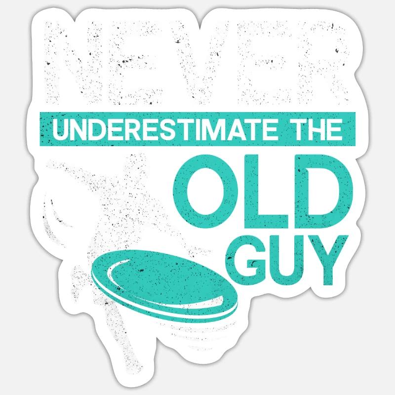 frisbee Sticker taille S (10 x 10 cm)