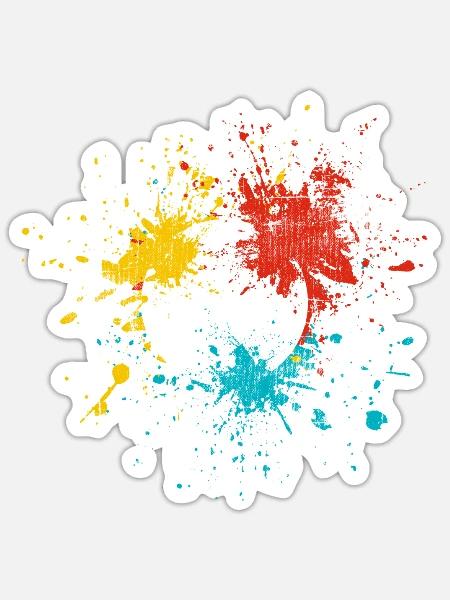 Yin Yang - Sticker size S (10 x 10 cm) - white matte
