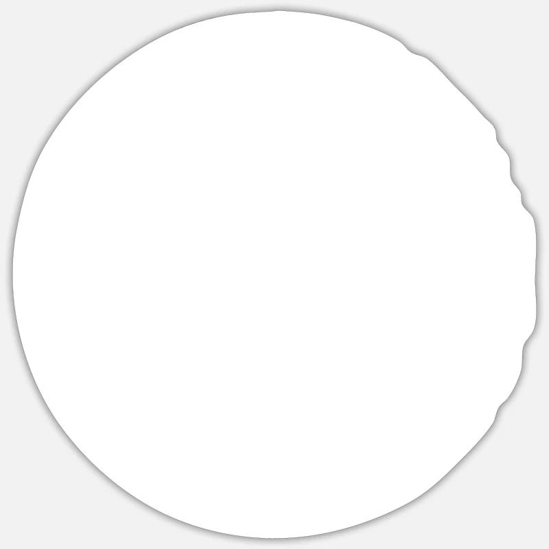 Meditation Yin Yang - Sticker size S (10 x 10 cm) - white matte