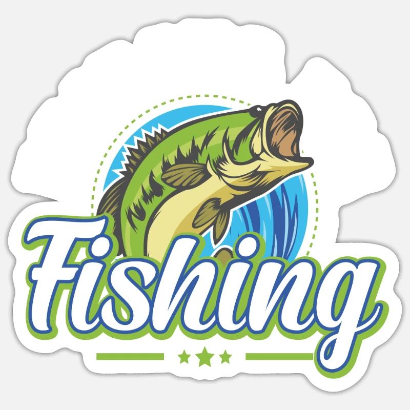 Angler Sticker size S (10 x 10 cm)