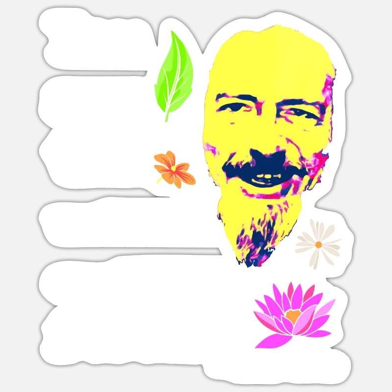 You are the universe exploring itself | Alan Watts Sticker size S (10 x 10 cm)