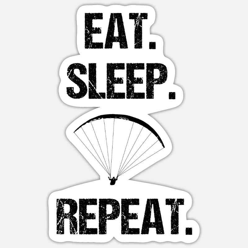 Paragliding paragliding Sticker size S (10 x 10 cm)