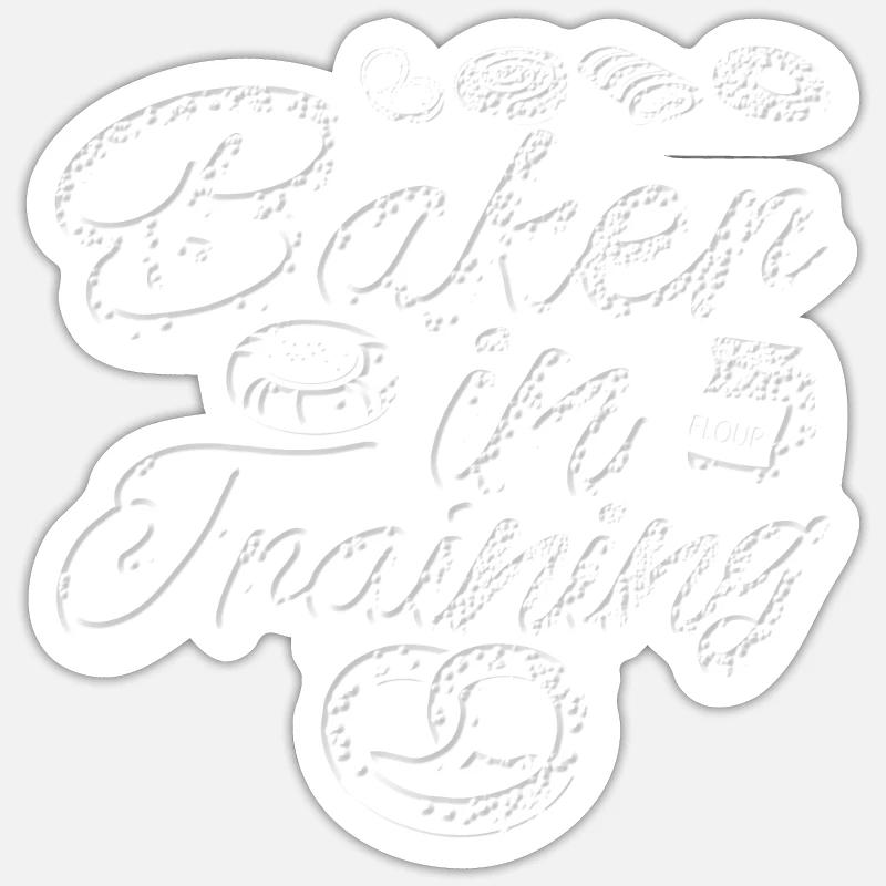 Baker apprentice Sticker size S (10 x 10 cm)