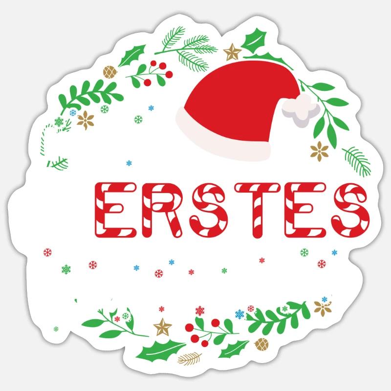 Mon premier bébé bébé de Noël Sticker taille S (10 x 10 cm)