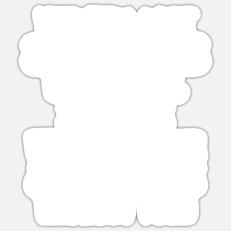 Bushcraft, Survival, Bushcrafter, Bushcrafting - Sticker taille S (10 x 10 cm) - blanc mat