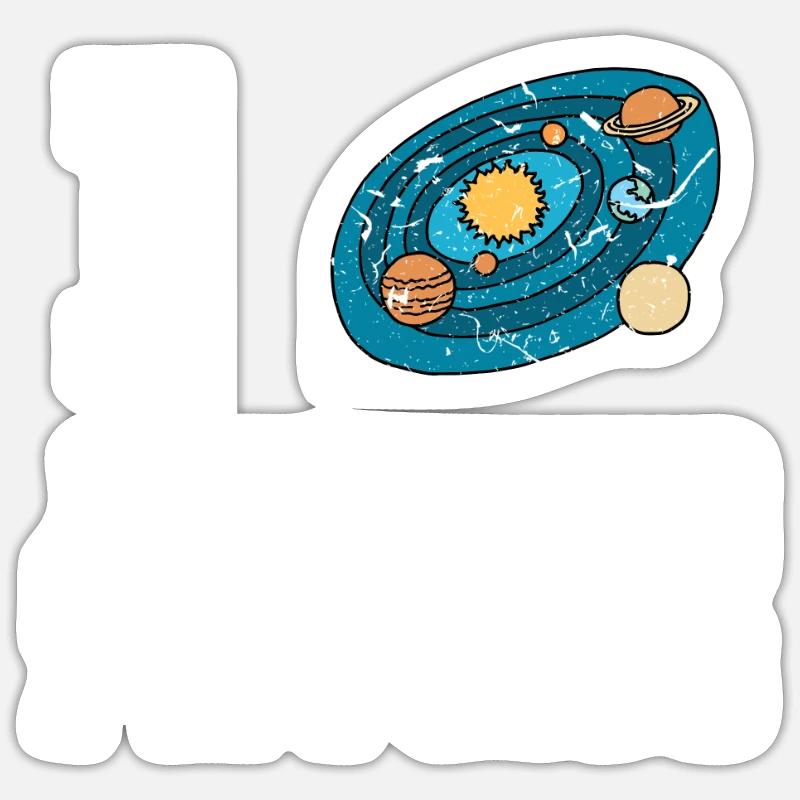 Physics Astrophysics - Sticker size S (10 x 10 cm) - white matte