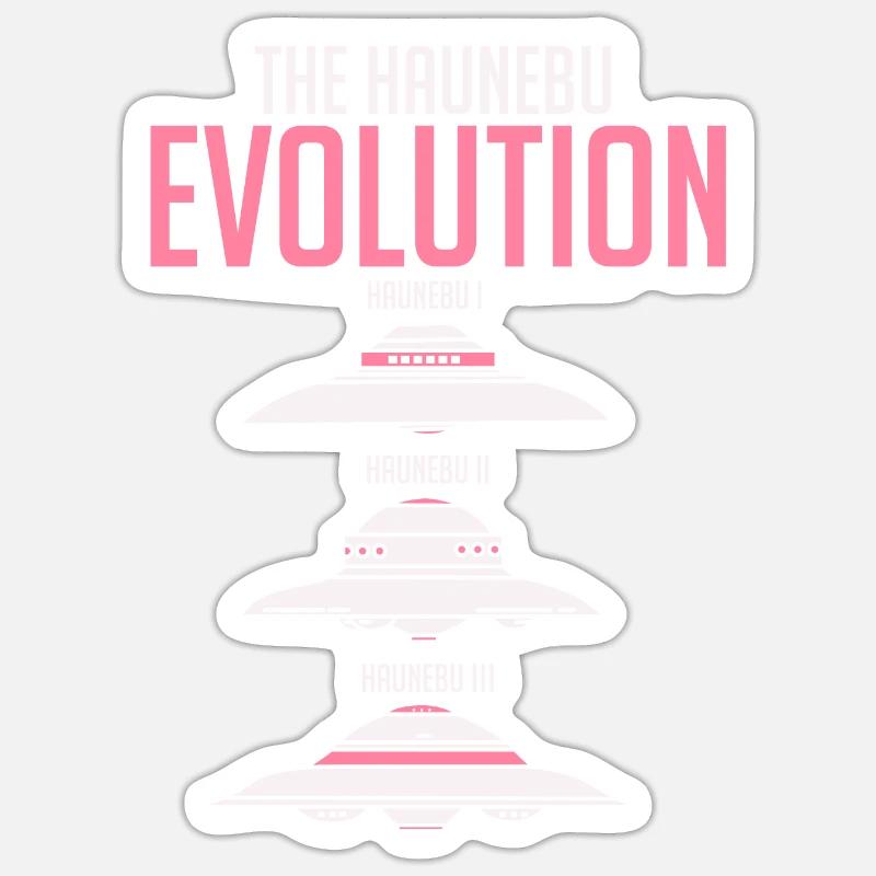 Haunebu Evolution Project Vril Gift UFO Sticker taille S (10 x 10 cm)