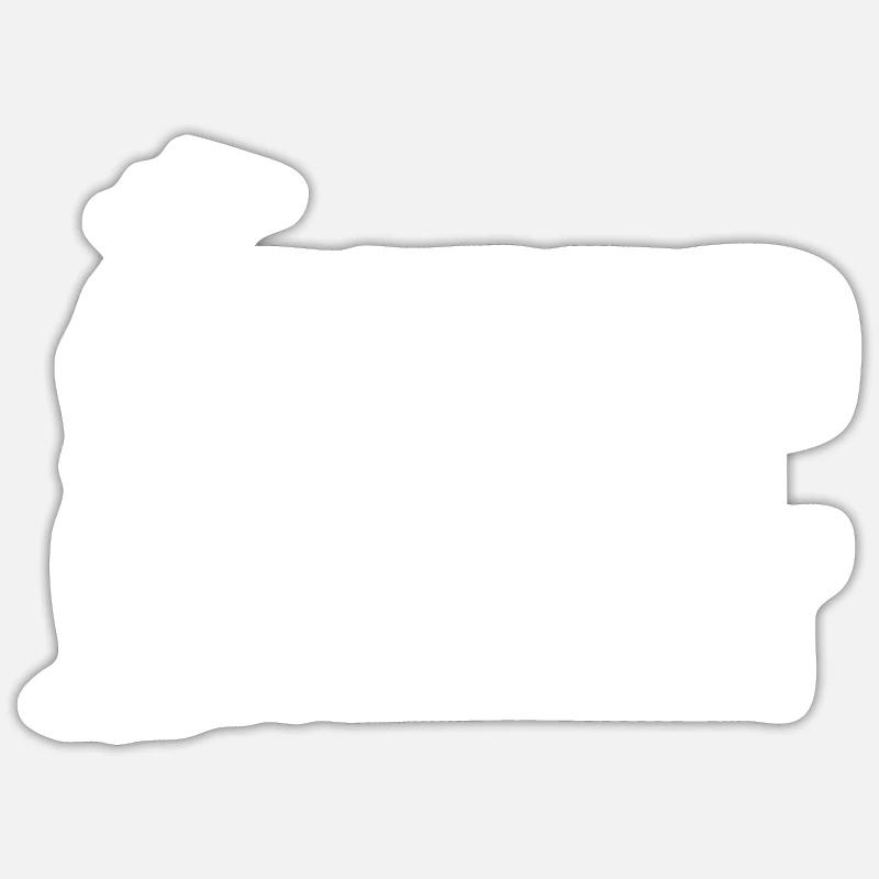 Keep farmin with rake - farmer with rake Sticker size S (10 x 10 cm)