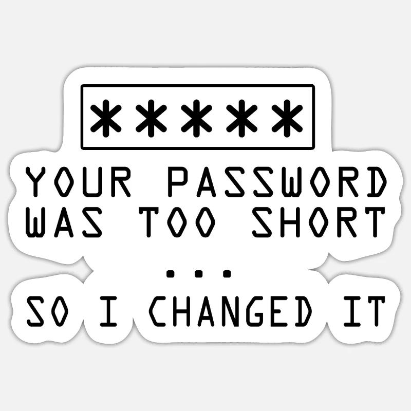 pirate informatique - Sticker taille S (10 x 10 cm) - blanc mat