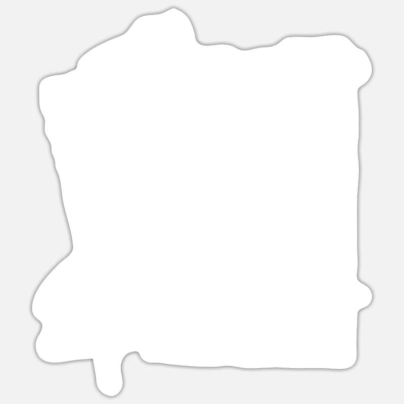 Snowboarding Snowboarder Snowboarding Boarder - Sticker taille S (10 x 10 cm) - blanc mat