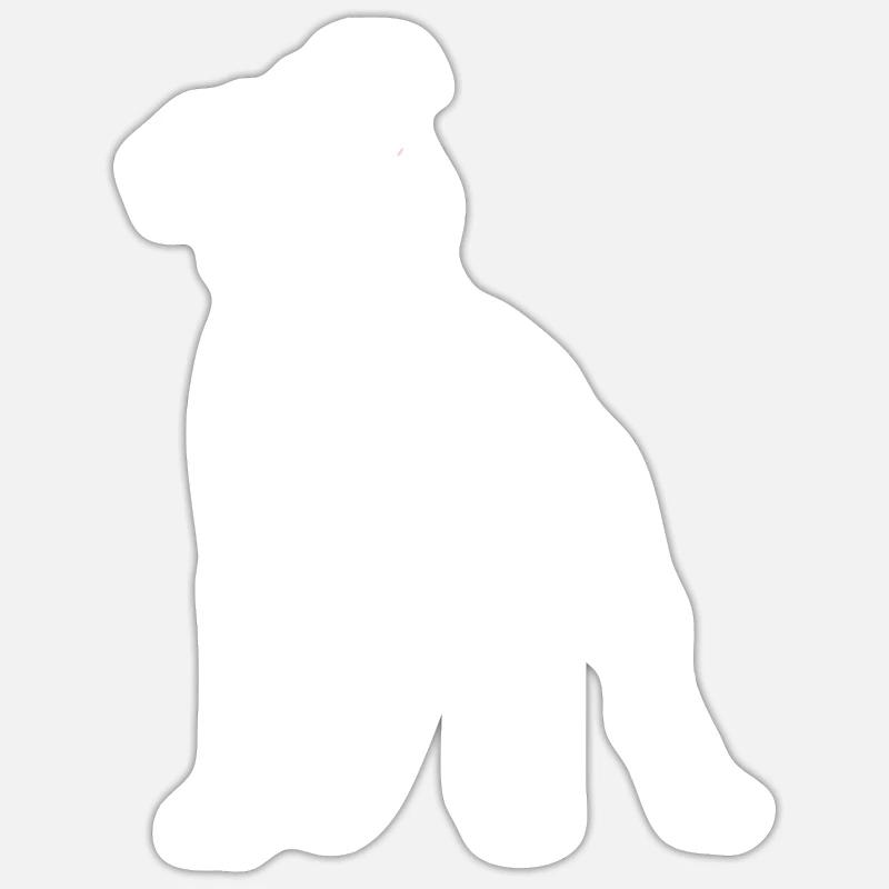 Pitbull Seele Sticker Größe S (10 x 10 cm)