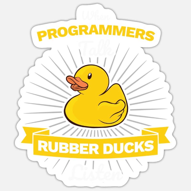 Programmeur Caoutchouc Debug Sticker taille S (10 x 10 cm)