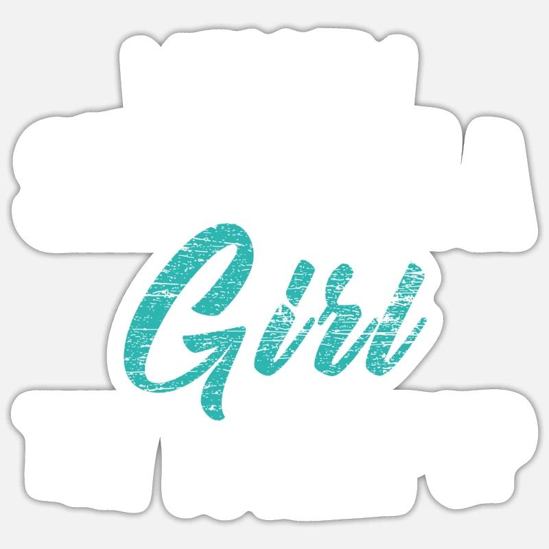 Nageuse - Sticker taille S (10 x 10 cm) - blanc mat