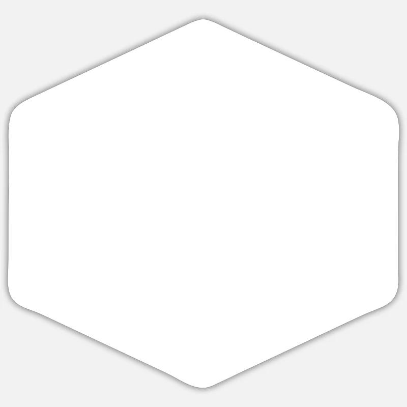 Patrouille de ski - Sticker taille S (10 x 10 cm) - blanc mat