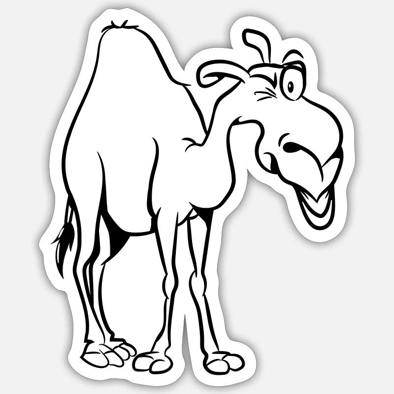 camel Sticker size S (10 x 10 cm)