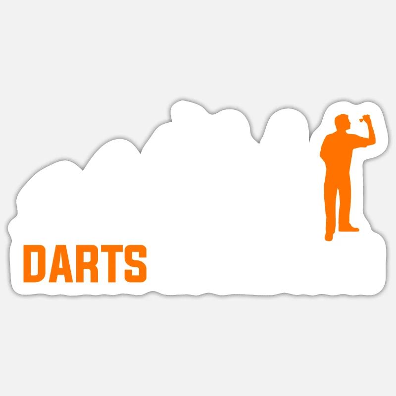 Evolution des fléchettes Sticker taille S (10 x 10 cm)