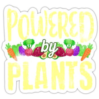Vegan Sports - Sticker size S (10 x 10 cm) - white matte - Front