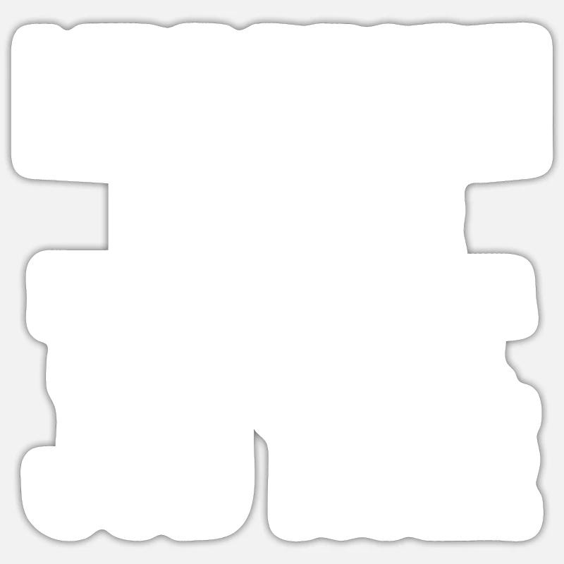 librarian - Sticker size S (10 x 10 cm) - white matte