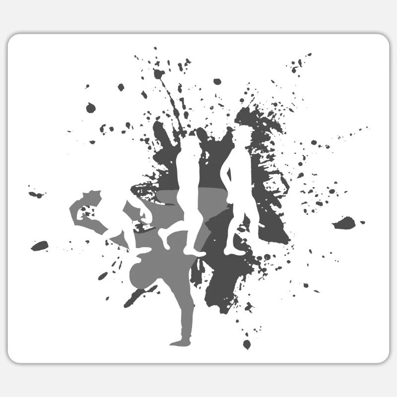 Breakdance - Sticker size S (10 x 10 cm) - white matte