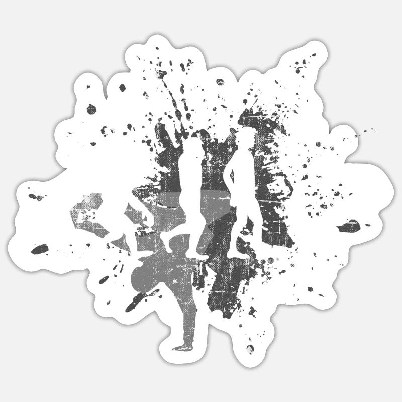 Evolution de la breakdance Sticker taille S (10 x 10 cm)