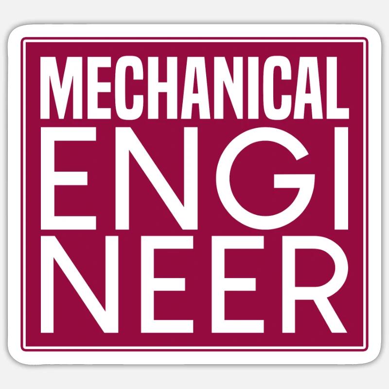 mechanical engineering Sticker size S (10 x 10 cm)
