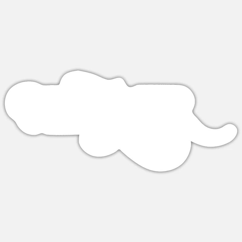 Oldtimer - Sticker taille S (10 x 10 cm) - blanc mat