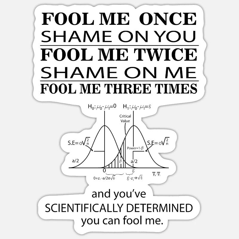 Math nerd - Sticker taille S (10 x 10 cm) - blanc mat