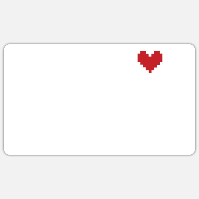 Pixel Dino Nerd - Sticker size S (10 x 10 cm) - white matte