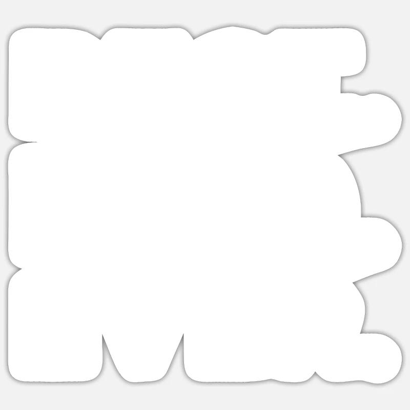 Bester Papa - Sticker Größe S (10 x 10 cm) - Mattweiß