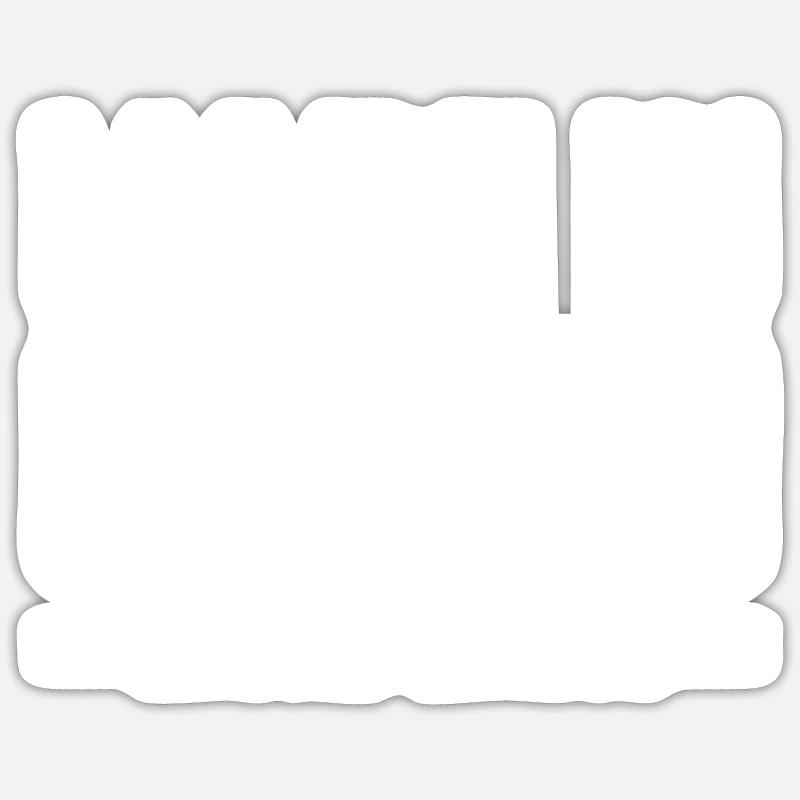 80s - Sticker size S (10 x 10 cm) - white matte
