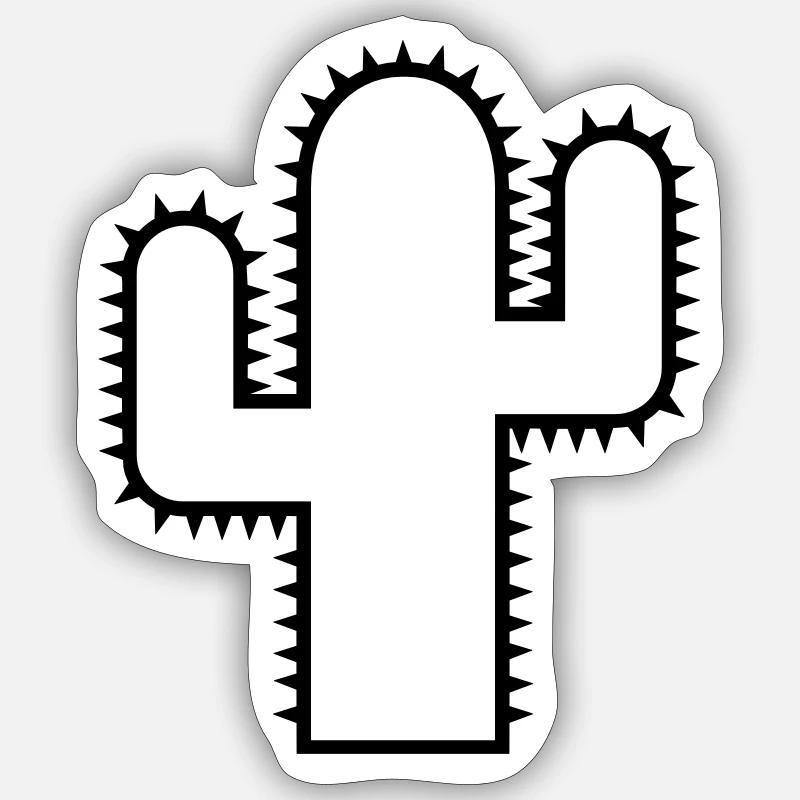 Cactus Sticker size S (10 x 10 cm)