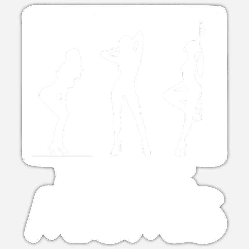 Single Moms - Sticker size S (10 x 10 cm) - white matte