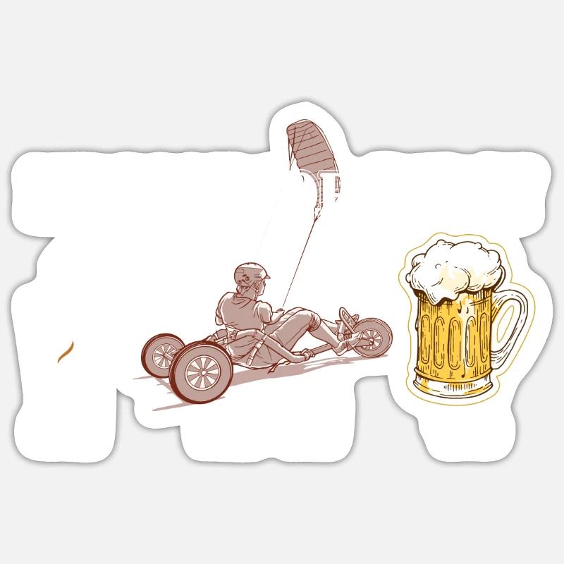 Kitebuggy Sticker Größe S (10 x 10 cm)