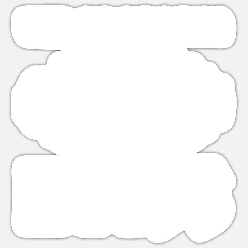 electro - Sticker Größe S (10 x 10 cm) - Mattweiß