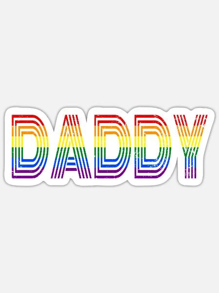Gay Pride Geschenk - Sticker Größe S (10 x 10 cm) - Mattweiß