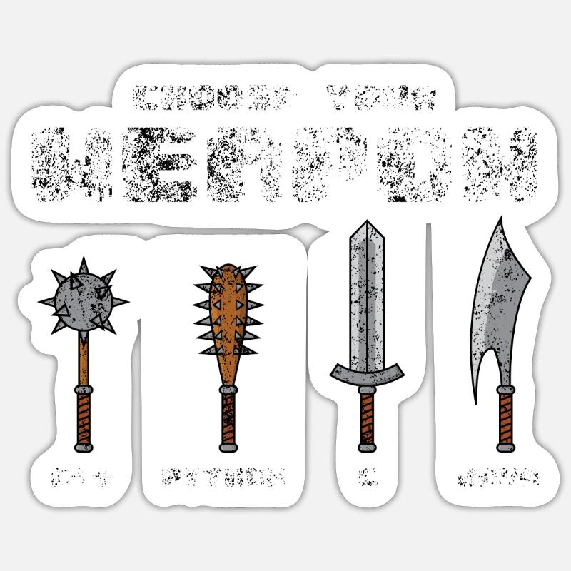 C ++ Phyton C Java Software Programmer Coder Joke Sticker size S (10 x 10 cm)