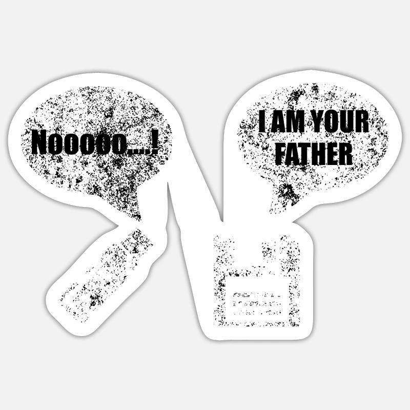 IT computer science technician joke saying funny Sticker size S (10 x 10 cm)