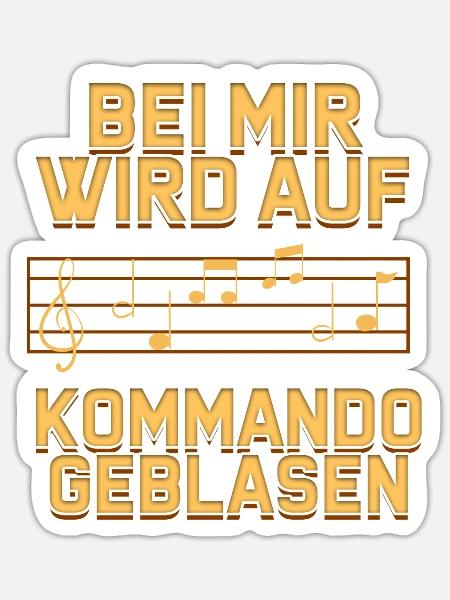 Dirigent Chorleiter Orchester Dirigieren Spruch - Sticker Größe S (10 x 10 cm) - Mattweiß