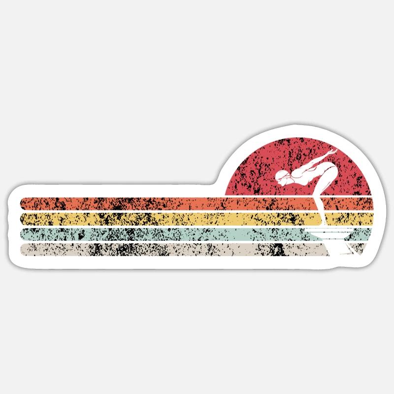 Float gift - Sticker size S (10 x 10 cm) - white matte