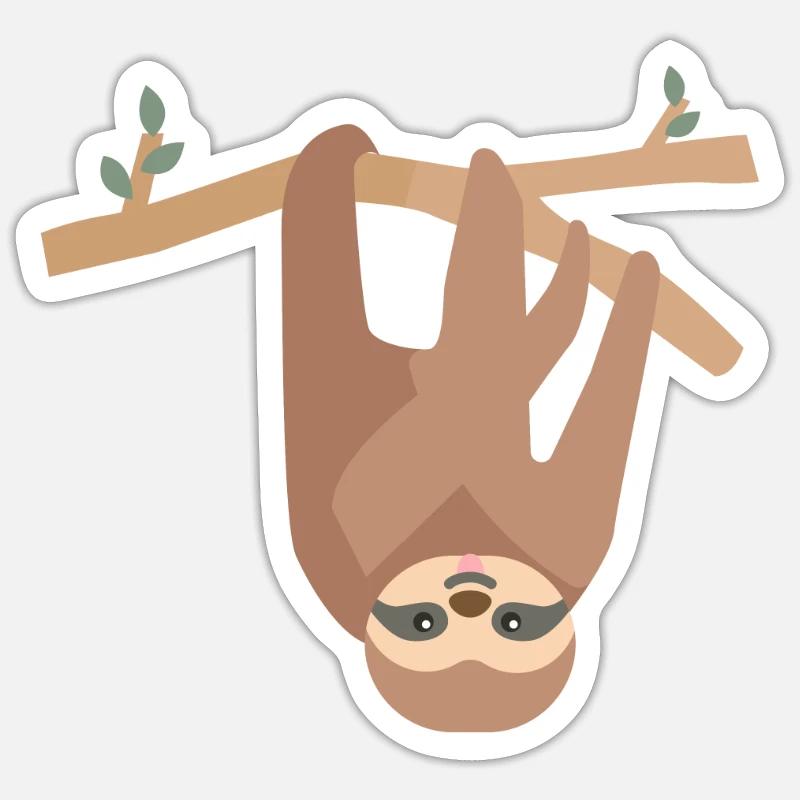 indolence - Sticker taille S (10 x 10 cm) - blanc mat