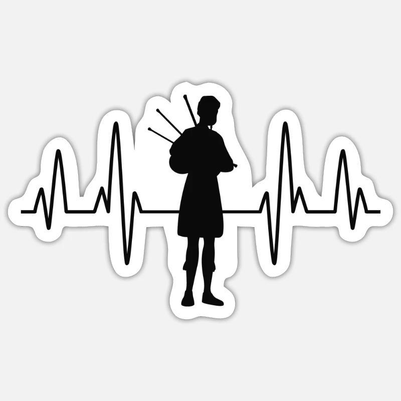 Cornemuse Sticker taille S (10 x 10 cm)