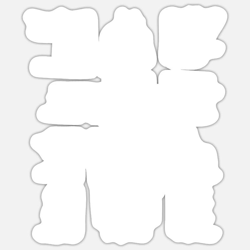 Bugs Beetles insects beetles insects - Sticker size S (10 x 10 cm) - white matte