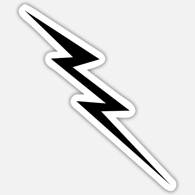 lightning Sticker size S (10 x 10 cm)
